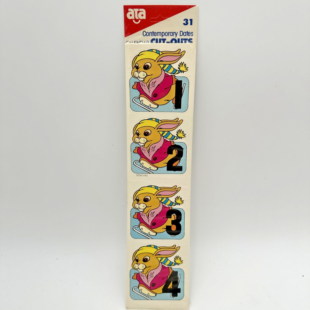 Vintage Calendar Numbers School Classroom Decoration Winter